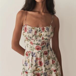 Doen Benoit Dress in Ivory Wild Rose